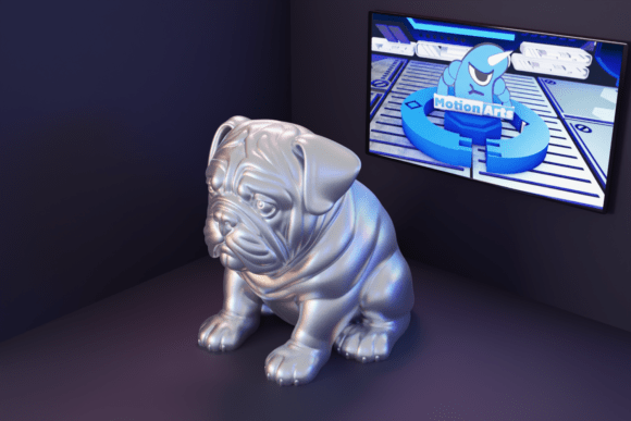3D Bulldog: Strength, Loyalty, and Charm in a Single Model