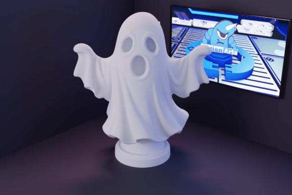 3D Ghost: A Fun and Stylish Design for Your Projects