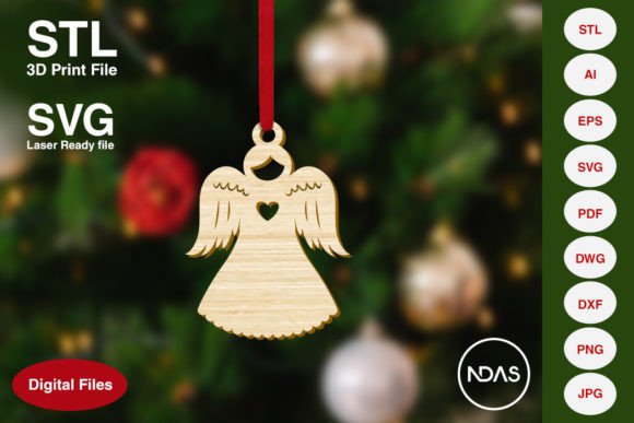 Angel Christmas Tree Decoration Ornament