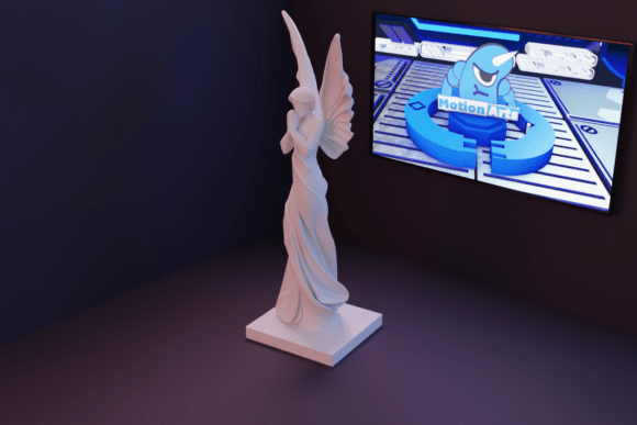 Angel Statue: A Symbol of Serenity for Your 3D Prints