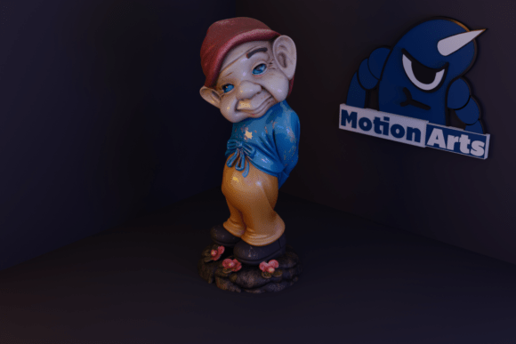 Charming Garden Gnome 3D Model for Printing