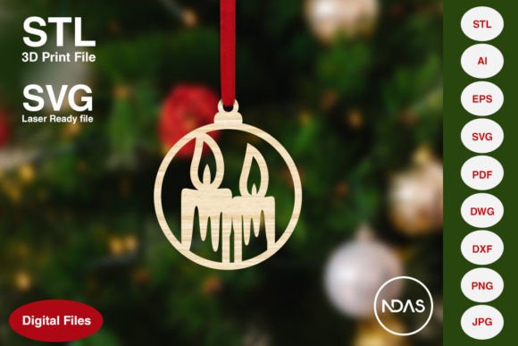 Create Festive Charm with Candle Christmas Tree Decorations
