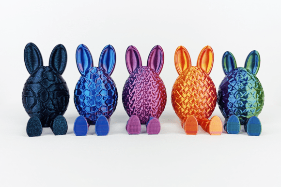 Easter Bunny Egg Bundle: Charming 3D Prints for Spring
