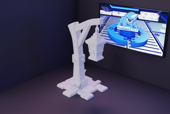 Laparina Cartoon Light Post: Add 3D Charm to Your Projects