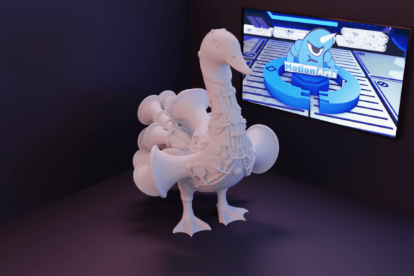 Saxophone Duck: A Fun 3D STL File for Creative Printing