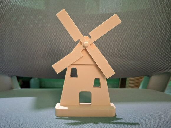 Windmill 3D Printable STL Model: Countryside Charm